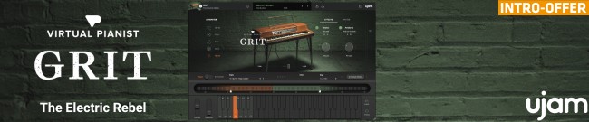 Banner UJAM - Virtual Pianist Grit - Intro Offer