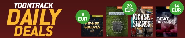 Banner Toontrack Daily Deals - Creative Wednesday