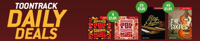 Banner Toontrack Daily Deals - Throwback Thursday