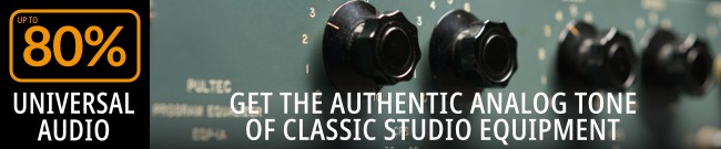 Banner Universal Audio - Up to 80% Off