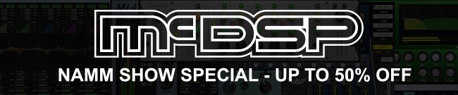 Banner McDSP NAMM Show Special