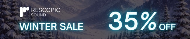 Banner Rescopic Sound - Winter Sale - 35% Off