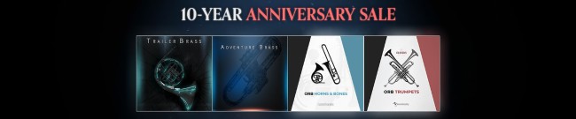 Banner Musical Sampling Anniversary Sale