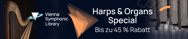 Banner VSL - Harps & Organs Special - Up to 45% Off