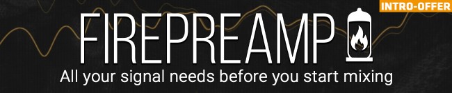 Banner UnitedPlugins - FirePreamp Introductory Offer