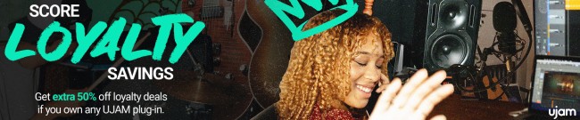 Banner UJAM - Loyalty Sale - 50% Off