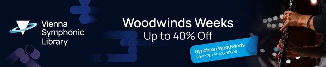 Banner VSL - Up to 40% Off - Woodwinds Weeks