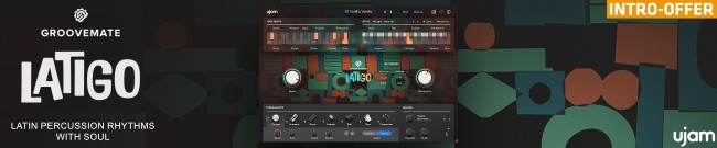 Banner UJAM - Groovemate LATIGO - Intro Offer