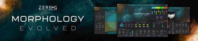 Banner Zero-G - Morphology Evolved - Intro Offer