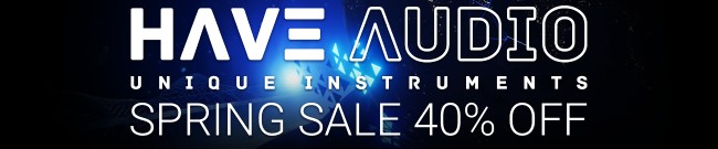 Banner HAVE Audio - 40% Off