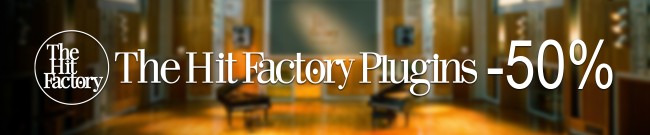 Banner The Hit Factory Plugins - 50% Off