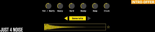 Banner Just 4 Noise - Introductory Offer