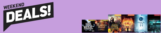 Banner Toontrack Weekend Deal - Save Big!