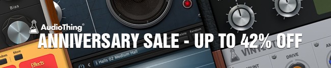 Banner AudioThing - Up to 42% Off