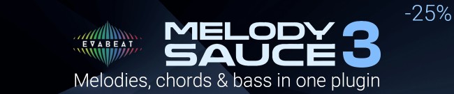 Banner EVAbeat - 25% Off Melody Sauce 3