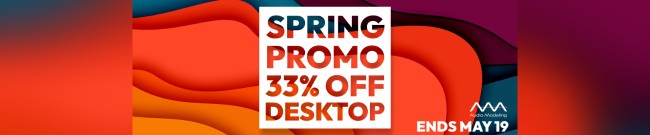 Banner Audio Modeling - Spring Deals - 33% Off