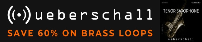 Banner Ueberschall Monthly Deal: 60% Off Brass Loops