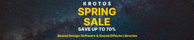 Banner Krotos Spring Sale - Up to 70% Off