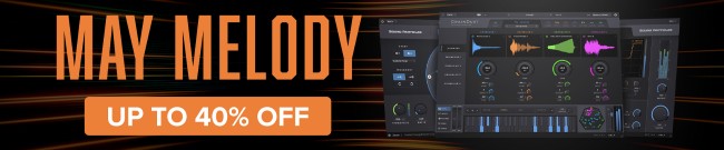 Banner Sound Particles - May Melody Sale - Up to 40% Off