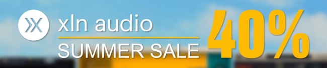 Banner XLN Audio - 40% Off