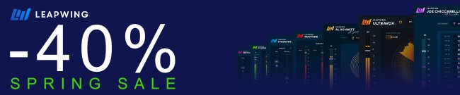 Banner Leapwing Audio - 40% Off