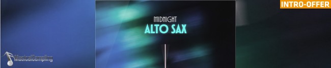 Banner Musical Sampling - Midnight: Alto Sax - Intro Offer