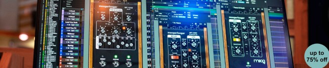Banner Moog - Up to 75% Off