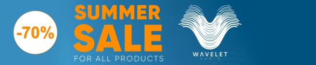 Banner Wavelet Audio - 70% Off
