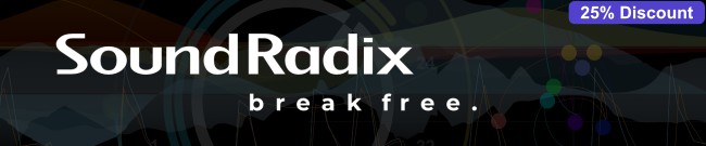 Banner Sound Radix - 25% Off