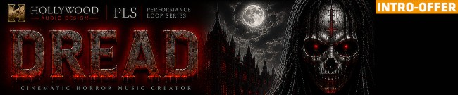 Banner Hollywood Audio Design - Dread - Intro Offer