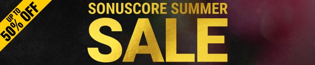 Banner Sonuscore - Up to 50% Off