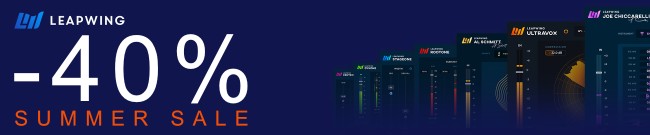 Banner Leapwing Audio - 40% Off