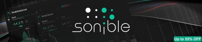 Banner Sonible Summer Sale - Up to 55% Off