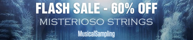 Banner Musical Sampling - 60% Off