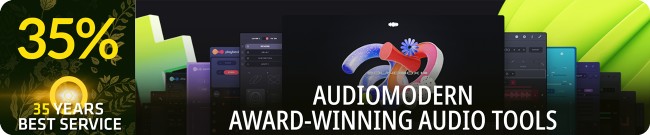 Banner Exclusive Offer - 35% Off Audiomodern