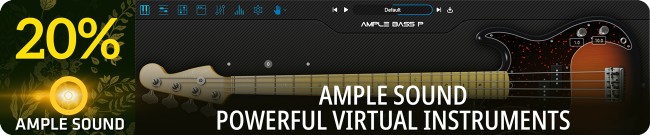 Banner Exclusive Offer - 20% Off Ample Sound