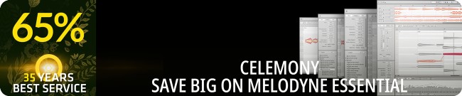 Banner Exclusive Offer - 65% Off Celemony