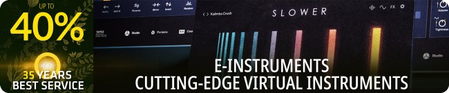 Banner Exclusive Offer - Up to 40% Off e-Instruments