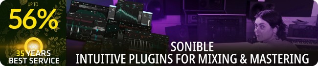 Banner Exclusive Offer - Up to 56% Off Sonible