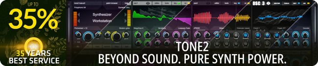 Banner Exclusive Offer - Up to 35% Off Tone2