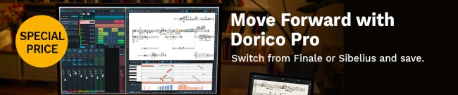Banner Steinberg: Dorico Pro 6 Crossgrade Offer