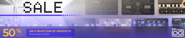 Banner UVI Lab Sale: 50% Off