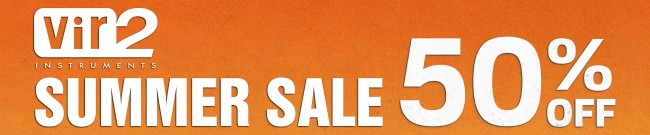 Banner Vir2 Instruments - Summer Sale - 50% Off