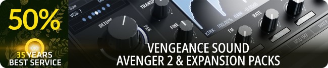 Banner Exclusive Offer: 50% Off Vengeance Sound