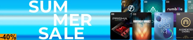 Banner UVI Summer Sale: 40% Off