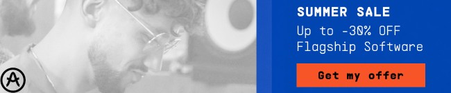 Banner Arturia Summer Sale: Up to 30% Off
