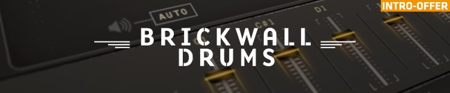 Banner Heavyocity - Brickwall Drums - Intro Offer