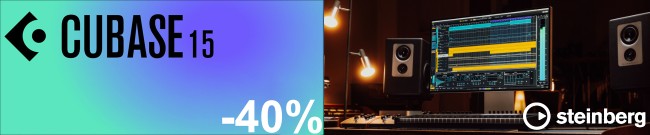 Banner Steinberg - 40% Off Cubase