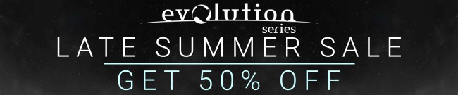 Banner Evolution Series: 50% Off