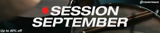 Banner Toontrack: Session September